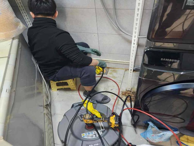 여주 싱크대막힘 작업사례 7